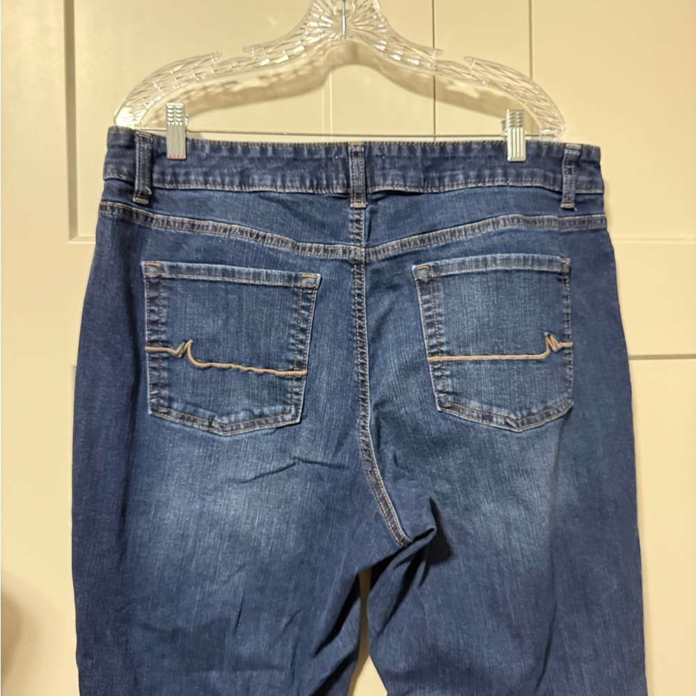 Maurices mjeans Mid Rise Slim Boot Classic Blue Women's Jeans Size 18W - Picture 9 of 11